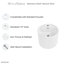Monaco 18" Round Wall-Mount Bathroom Sink