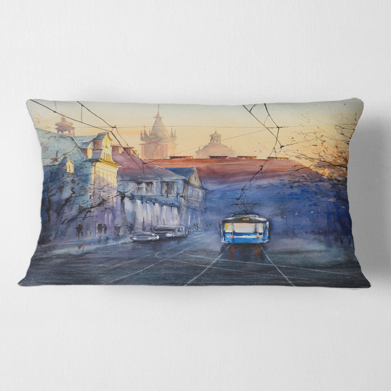 Rectangle, bleu au coucher du soleil