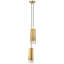 Thomas O'Brien Matcha 2 Light Pendant in Bronze with Clear Glass-1916687441