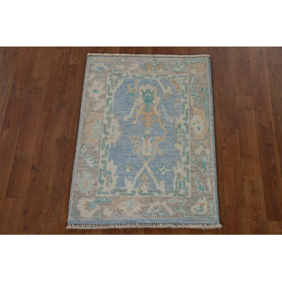 Vegetable Dye Oushak Oriental Accent Rug 2x3