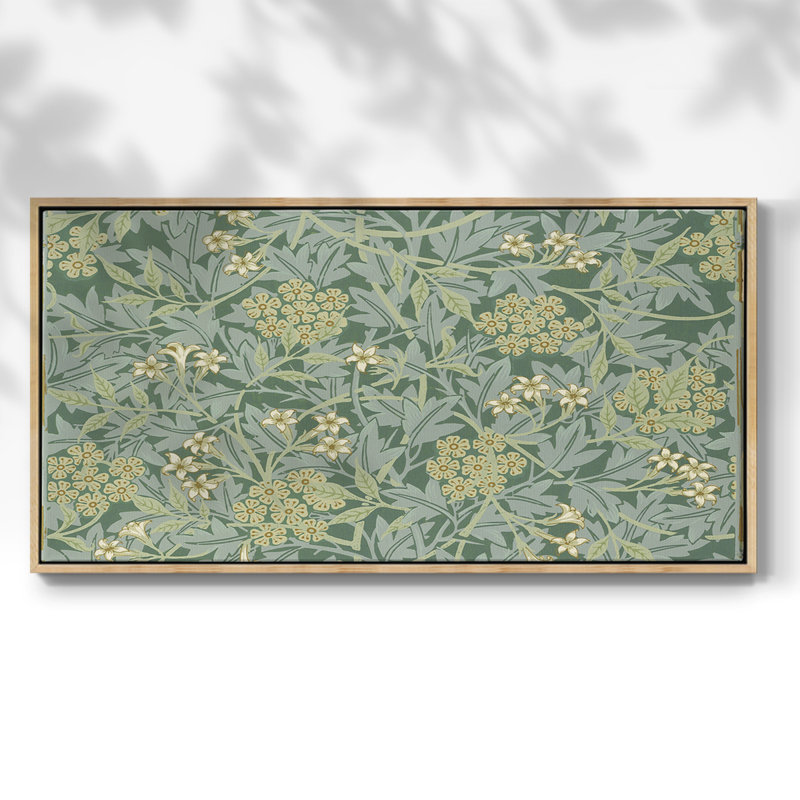 Série paysage - DCCDX III - Toile tendue avec châssis encadré - Prêt à être accroché, H 17 po x l 33 po, Naturel
