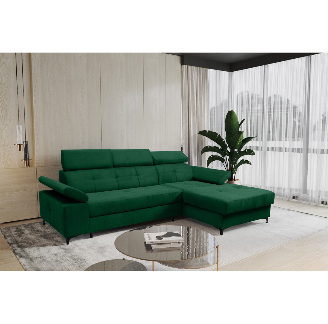 Ecksofa Jaffrey mit Bettfunktion