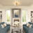  3-Light Glass Flush Mount Ceiling Light-2146825133-2146825132