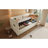 Upholstered Twin Size Daybed, Hydraulic Storage Twin Bed Frame with USB & Type-C Charging, Bed Frame with Wooden Slats and Tufted Sofa Back, Beige, Velvet (Without Mattress)-1232343658