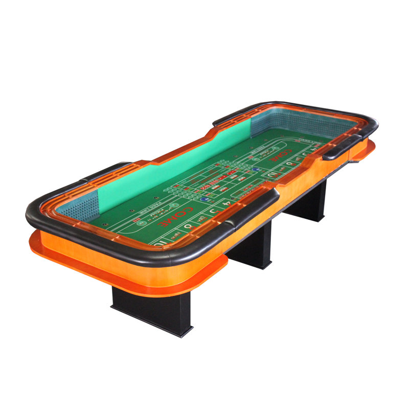 Table de dés 12 pieds Deluxe Craps, Vert