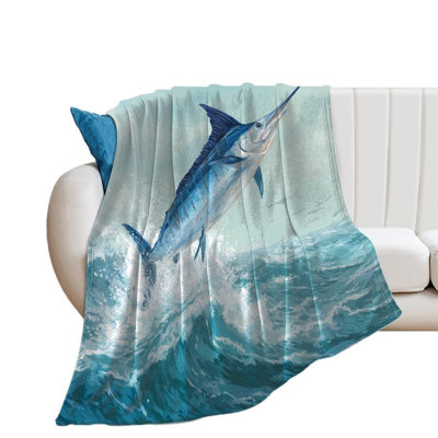 Jeté en flanelle A 40 po x 50 po Marlin