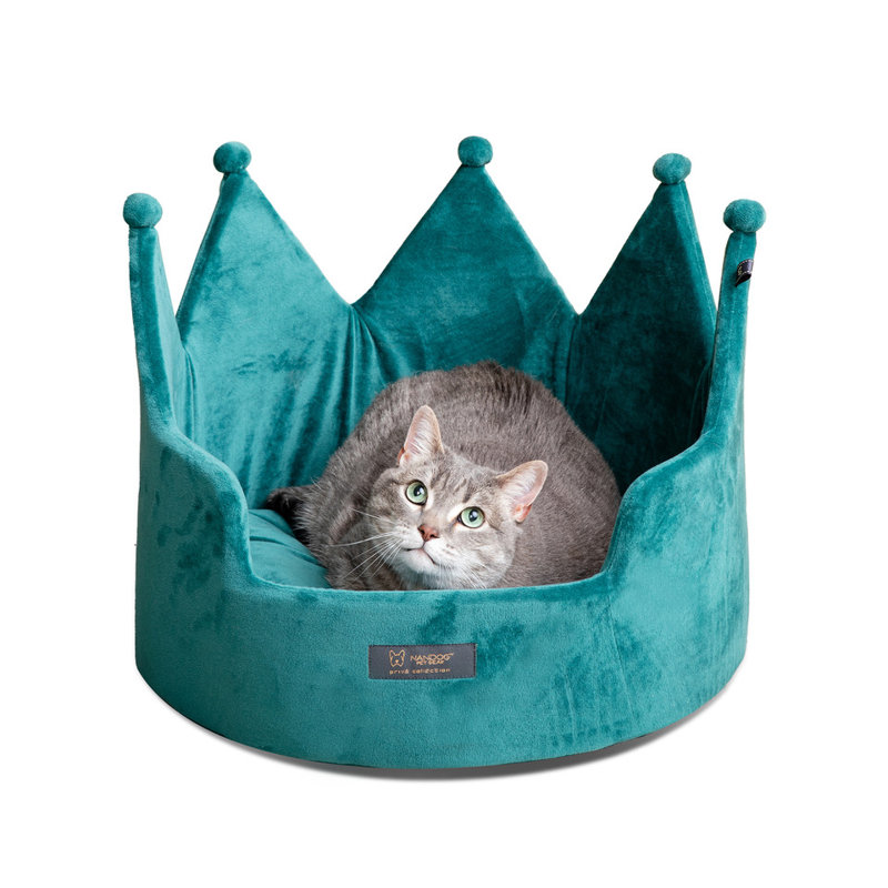  Lit matelassé très grand pour animaux de compagnie Pet Gear - vert 18 po
