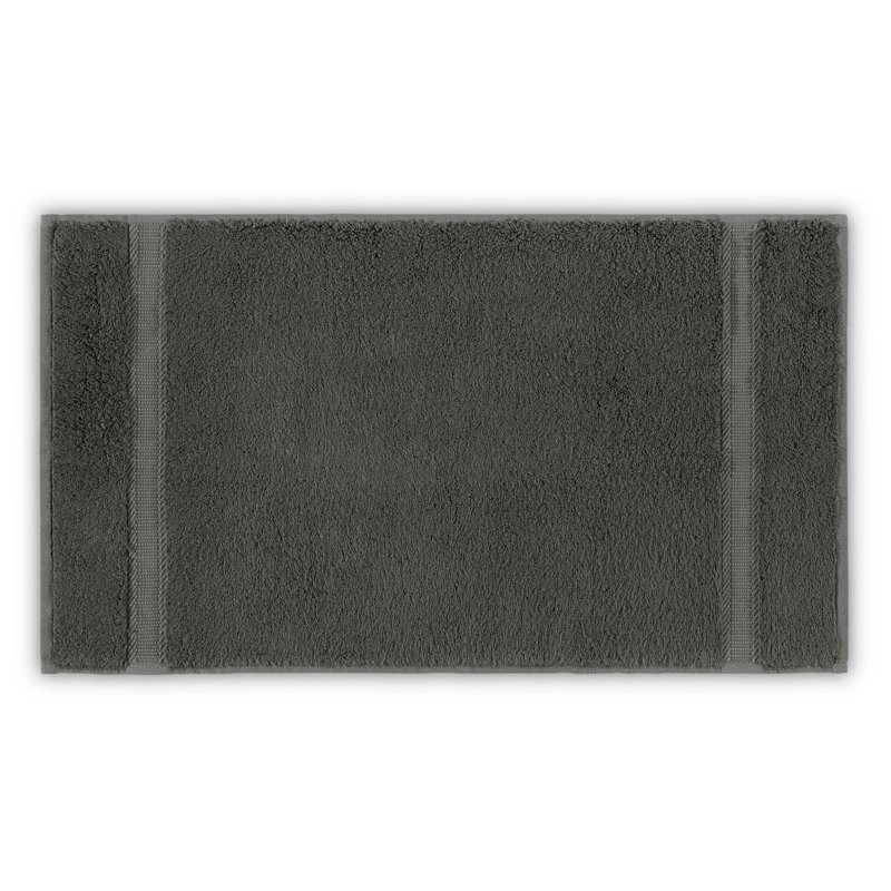 Serviette de toilette de qualité supérieure, anthracite, 13 po x 13 po | 65% coton / 35% lyocell, 19,4 oz / m² | Ultra-doux, très absorbant, écologique | Parfait pour le spa, la maison et les voyages | Instructions d'entretien doux pour la longévité