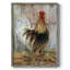 Farmhouse Rooster, reproduction encadrée - bois massif-1765120907