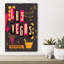 Retro Las Vegas Cocktails Abstract Classic Retro City Wall Art Print 1 Piece Wrapped Canvas Wall Art-168250004