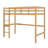 Twin High Loft Bed, Rubber Wood Loft Bed With Safety Guardrail, Built-In Desk, Ladder-121600388