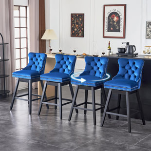 Ensemble de 4 tabourets pivotants