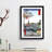 The Teahouse with the View of Mt. Fuji by Utagawa Hiroshige - Picture Frame Painting Print-55640055-55640057