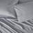Lacoste Center Line Cotton Percale Sheet Set, Lightweight and Breathable Crisp Feel with Embroidered Crocodile, Light Grey, Queen-98467789-98467786