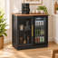 Armoire réfrigérée miniature de 100 cm de large avec porte vitrée unique et prise électrique intégrée