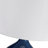 24in. 3-Way Blue Ceramic Table Lamp With Drum Shade