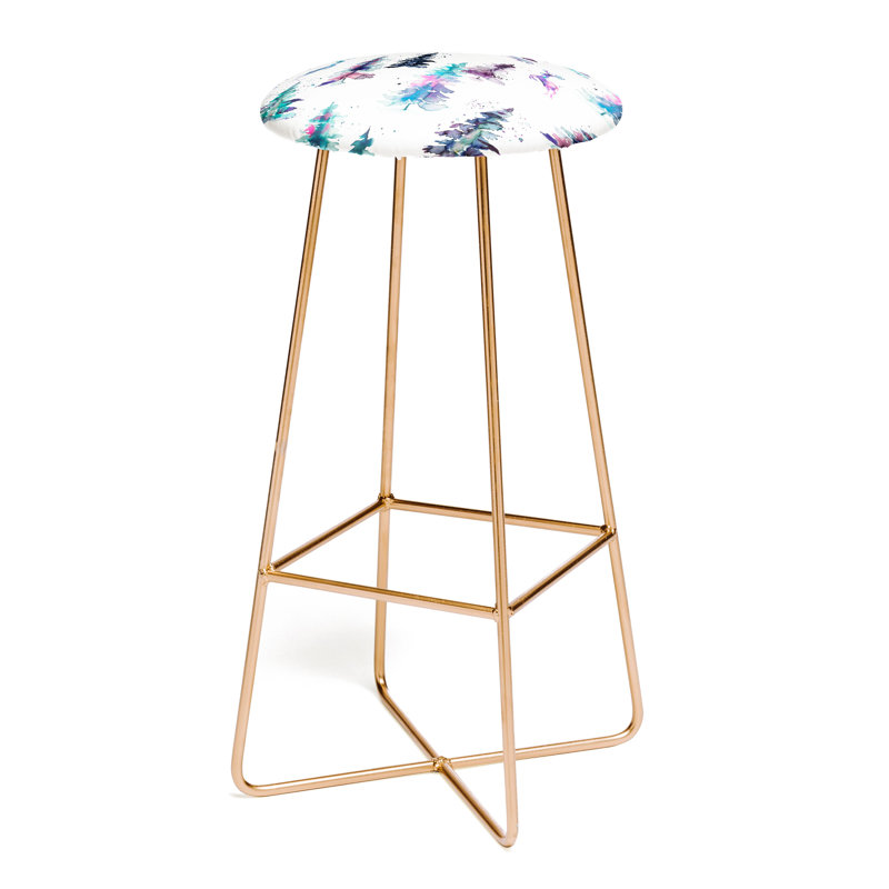 Tabouret de bar 28 po Dietmar, Or