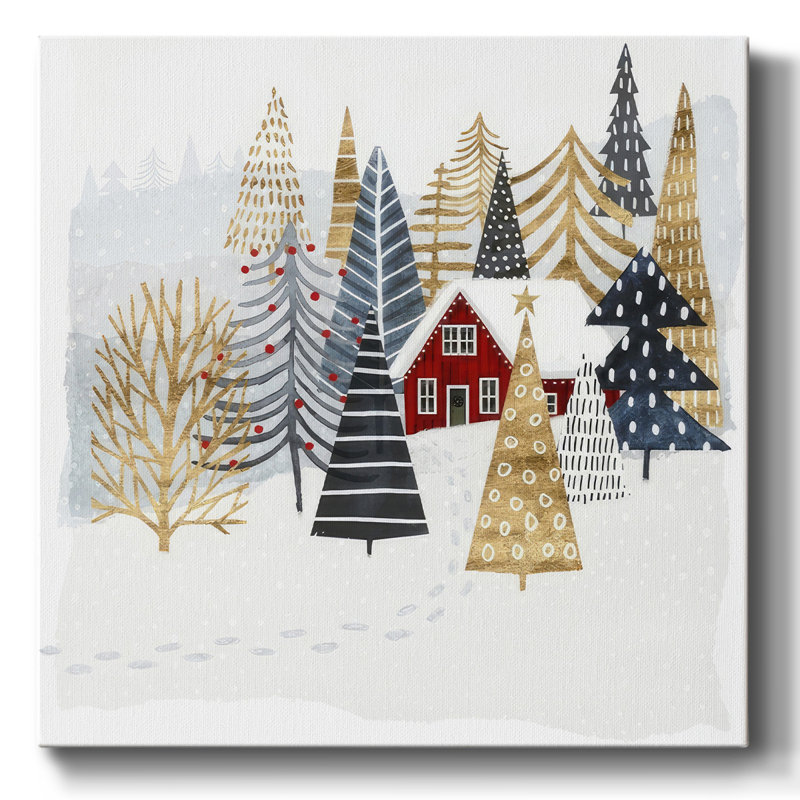 Chalet de Noël I, H 32 po x l 32 po x P 1,5 po