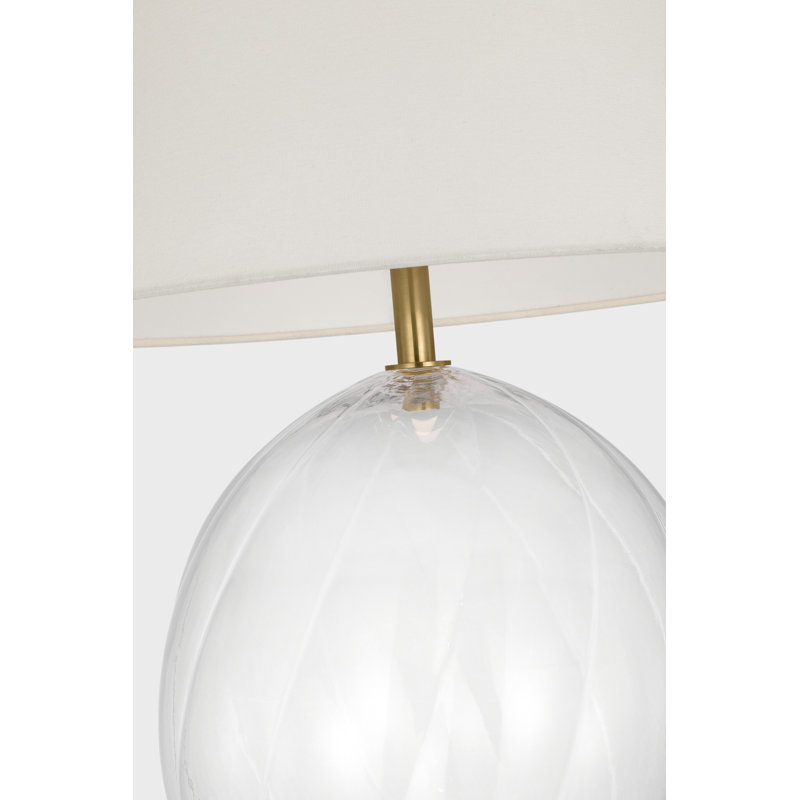 Talia Table Lamp, Clear Glass