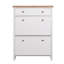 Foote 10 Pair Shoe Storage Cabinet