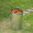 Gardenised Round Galvanized Steel, Trash Can With Secure Lid - Durable Metal Bucket For Backyard, Lawn, Garden And Yard Use - Weather-resistant Garbage Can For Indoor And Outdoor, 17.75-inch-103087890