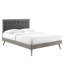 Willow Wood Platform Bed with Splayed Legs-946713303-946713297