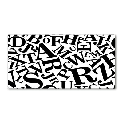 Alphabet - Wrapped Canvas Print
