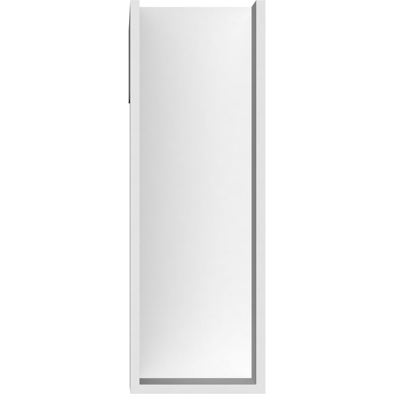 Support standard en PVC de qualité architecturale avec extrémités en bloc, H 16 po x l 5 po x P 16 po
