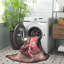 Tucson Heirloom Machine Washable Non-Slip Area Rug In Rust & Blue-1620728494