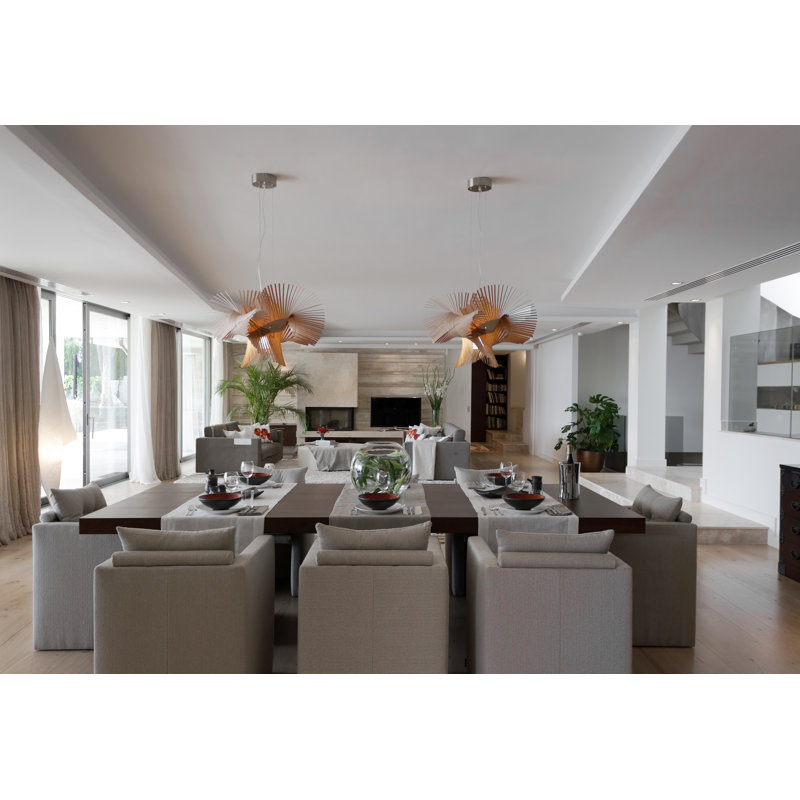 Minimikado 1 - Light Pendant, E26, Natural Cherry