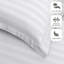 Haffa Microfiber Striped Duvet Cover Set with Pillowcases Included-122105734-122105743