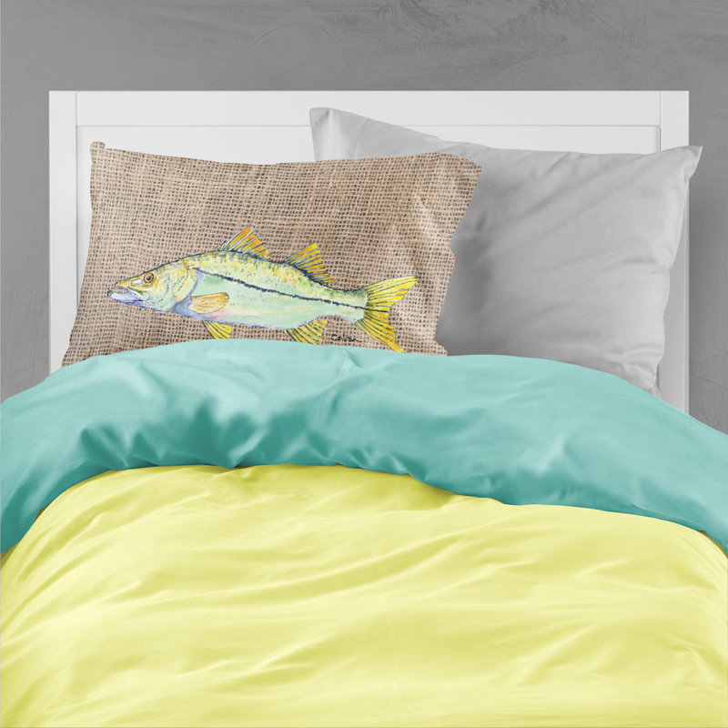  Taie d'oreiller poisson Snook