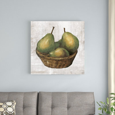 Reproduction d’art sur toile tendue dans un panier