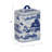 Stoneware Ceramic Chinoiserie Decorative Container with Lid