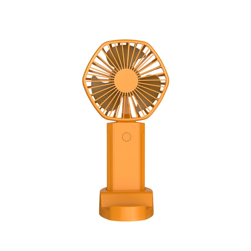 Ventilateur de bureau USB de petite taille et pratique, Orange