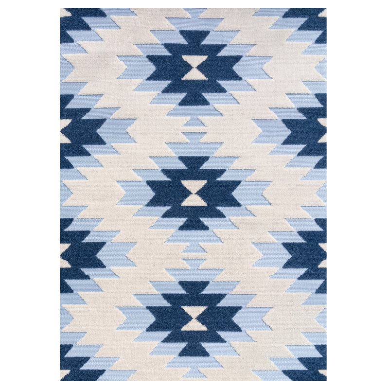 Reiban Geometric Indoor / Outdoor Area Rug, Rectangle 160 x 230cm