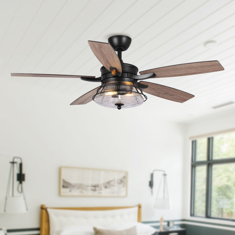 Gaspard 52'' Ceiling Fan with Light Kit