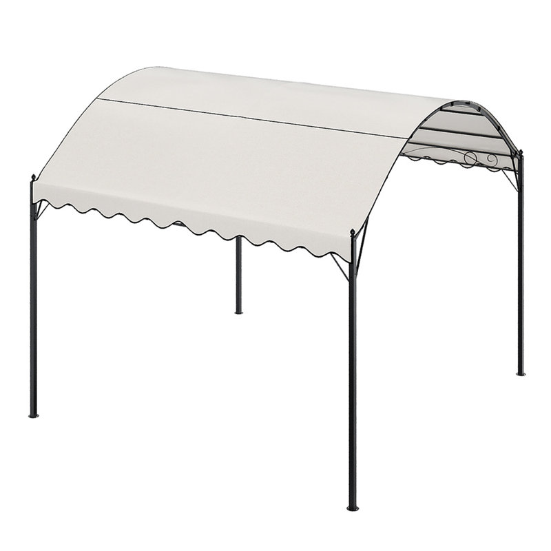 Breeins 300cm W x 300cm D Polyester Cover Retractable Door / Window Awning