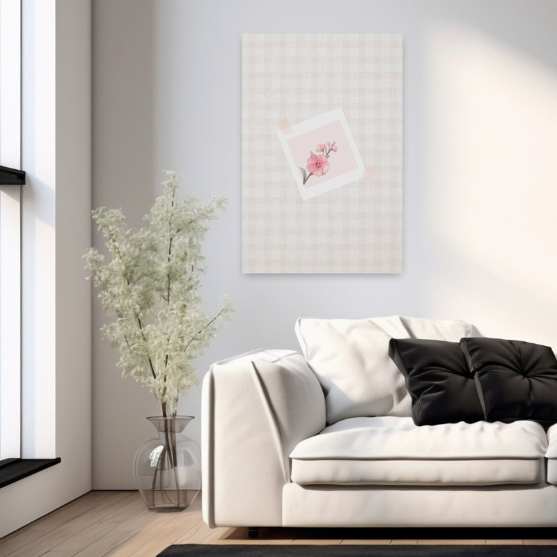 Pink Blossom Polaroid by Xuan Thai - Wrapped Canvas Print, 91.44 cm H x 60.96 cm W