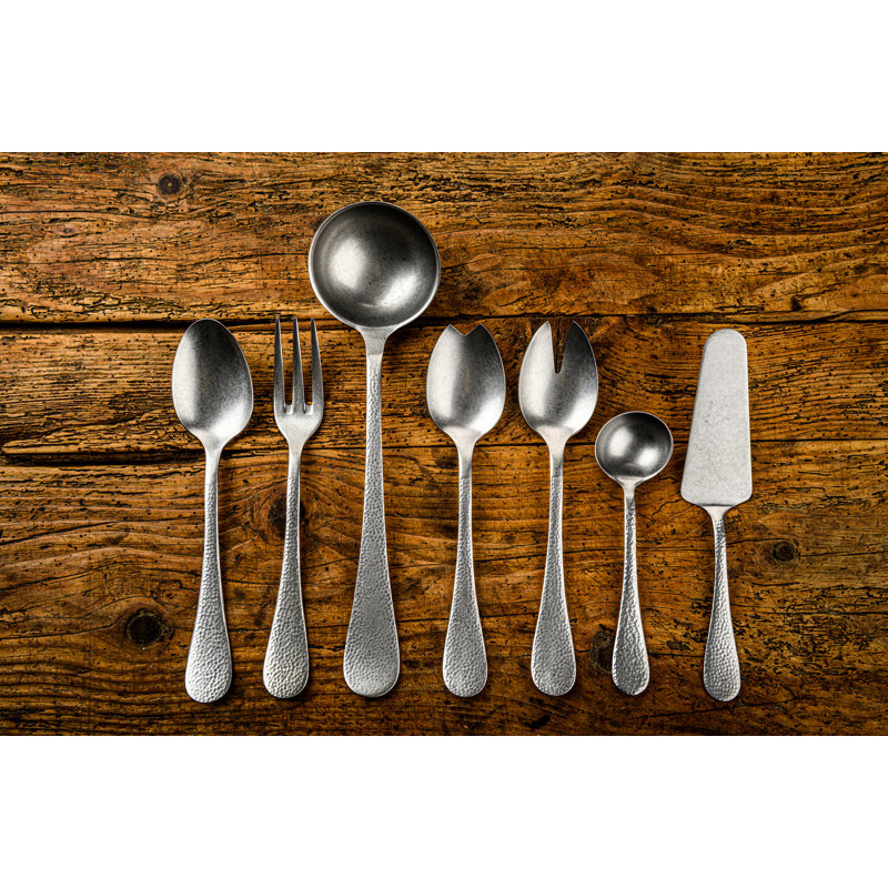 Epoque 3 - Piece Stainless Steel Hostess Set, Pewter Silver