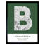 Birmingham City Map Birmingham England United Kingdom City Map - Single Picture Frame Typography