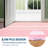 2x6 Checkered Runner Rug, Washable Non Slip Low Pile Rug for Bedroom Living Room, Pink-2003366530-2003366538