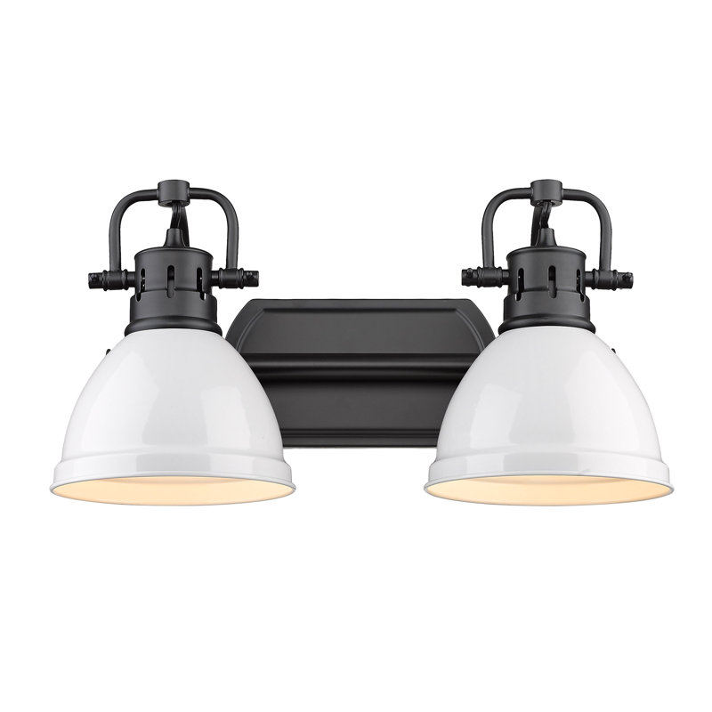 Lyndee 2 - Light Dimmable Vanity Light, White, Matte Black