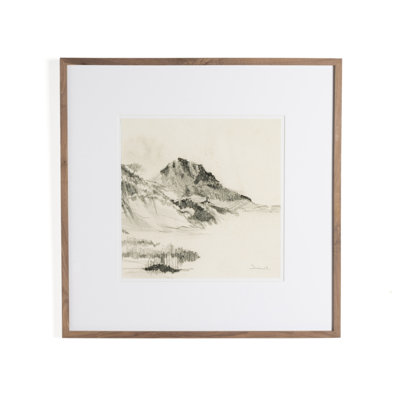 Land Sketch 2 Print by Dan Hobday