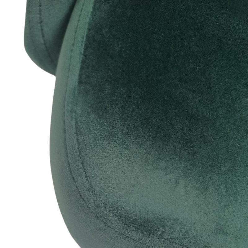 Tabouret en velours, Vert