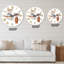 Minimal Compositions of Abstract faces I - Horloge murale moderne-59914270