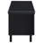 Clackamas Black 2-Door Storage Bench-1785011826