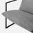 Reagle Modern Metal Framed Sling Accent Chair-81655793