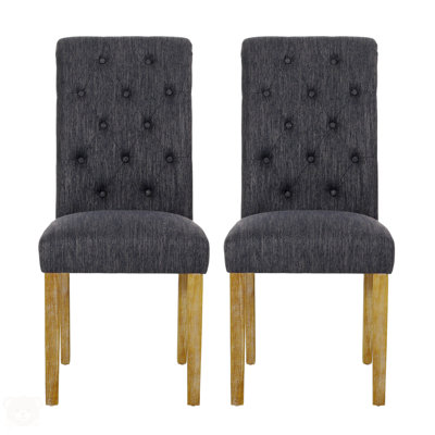 Maurer Tufted Fabric Upholstered Side Chairs