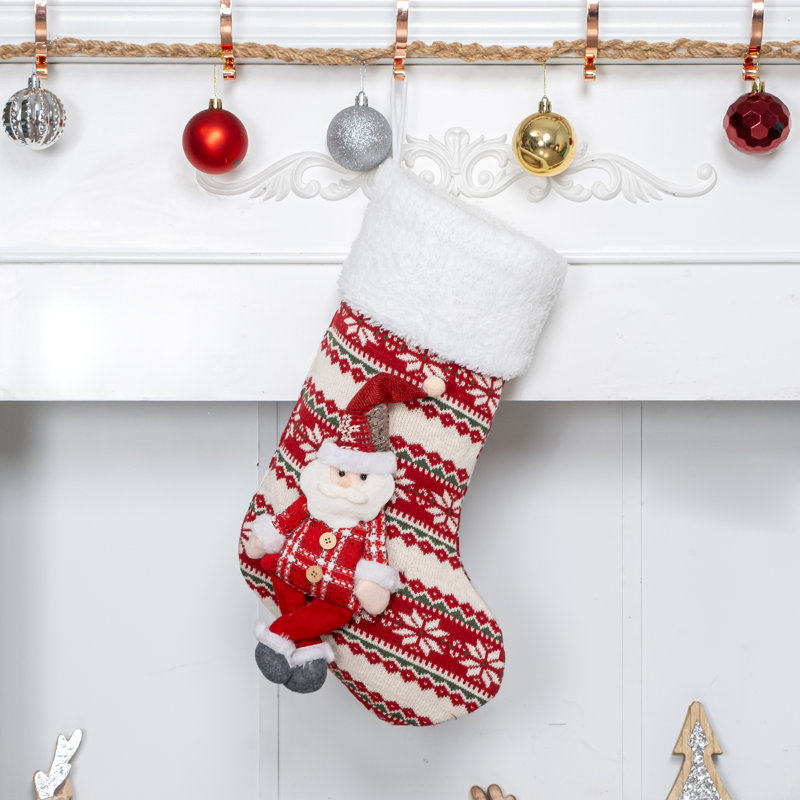 Bas de Noël personnalisé avec police personnalisée, Oui